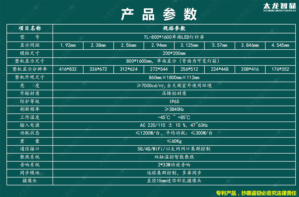 LED燈桿屏